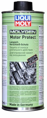 9050 - Антифрикционная присадка в моторное масло долговременная Molygen Motor Protect  - 500 мл