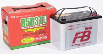 Аккумулятор FB  95D31L, JAPAN-стандарт, 80Ah 630A 302x172x220 (-+)