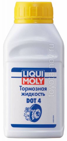 8832 - Жидкость тормозная Liqui Moly Brake Fluid DOT 4 - 0,25 литра