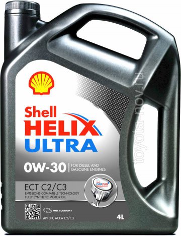 550042353 - Масло моторное Shell Helix Ultra 0W30 ECT C2/C3 - 4 л. (550046375, 550046307)