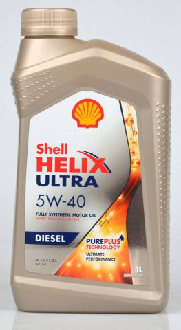 550040552 - Масло моторное Shell Helix Ultra Diesel 5W40 - 1 л (550046380)