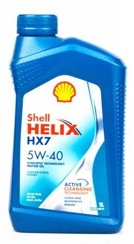 550040340 - Масло моторное Shell Helix HX7  5W40 -  1 л (550046374, 550051496)