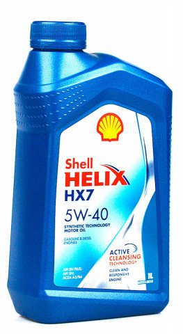 550040340 - Масло моторное Shell Helix HX7  5W40 -  1 л (550046374, 550051496)
