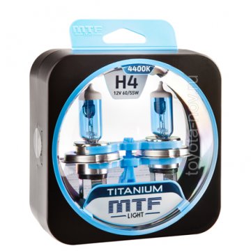 HTN1204 - Лампа Н4 12V, 55W, серия Titanium 4400К (к-т 2 шт)