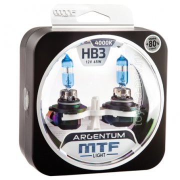 H8A12B3 - Лампа НB3 12V, 55W, серия Argentum +80% 4000К (к-т 2 шт)
