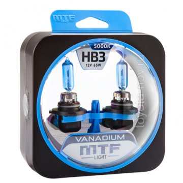 HVN12B3 - Лампа НB3 12V, 55W, серия Vanadium 5000К (к-т 2 шт)