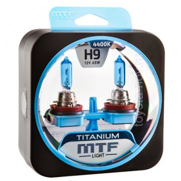 HTN1209 - Лампа Н9 12V, 65W, серия Titanium 4400К (к-т 2 шт)
