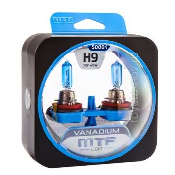 HVN1209 - Лампа Н9 12V, 65W, серия Vanadium 5000К (к-т 2 шт)