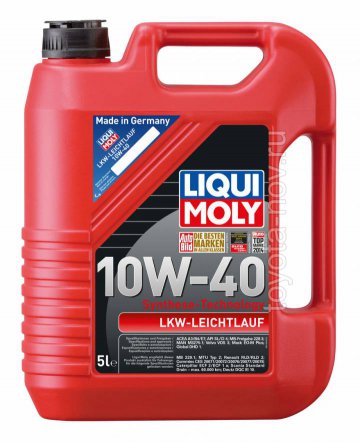 8026 - НС-синтетическое моторное масло LKW-Leichtlauf-Motoroil Basic 10W40 -  5 л
