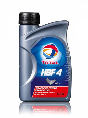 181942 - Жидкость тормозная TOTAL HBF 4 DOT4 - 0,5 литра
