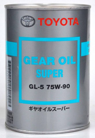 08885-02106 - Масло транcмиссионное Toyota SAE 75W90 GL5 Gear Oil Super - 1 литр Япония