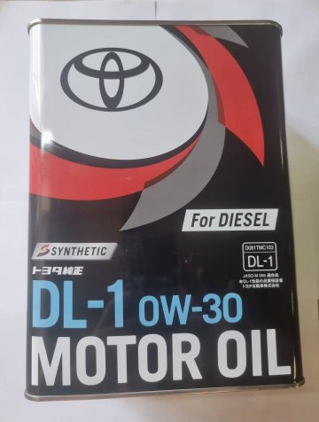 08883-02905 - Масло моторное Toyota  0W30 DIESEL OIL DL-1 - 4 литра Япония
