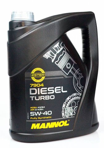 1011 - Масло моторное MANNOL Diesel Turbo 5W-40 CI-4/SL (5л.) 4036021505107