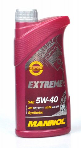 1020 - Масло моторное MANNOL Extreme 5W-40 SN/CF (1л.) 4036021102542