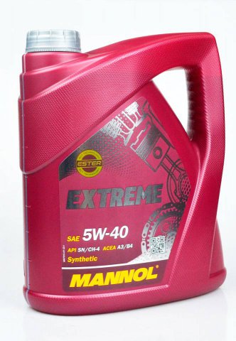1021 - Масло моторное MANNOL Extreme 5W-40 SN/CF (4л.) 4036021425504