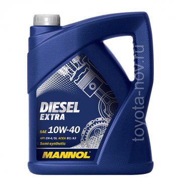 1106 - Масло моторное MANNOL Diesel Extra 10W-40 CH-4/SL (5л.) 4036021505152