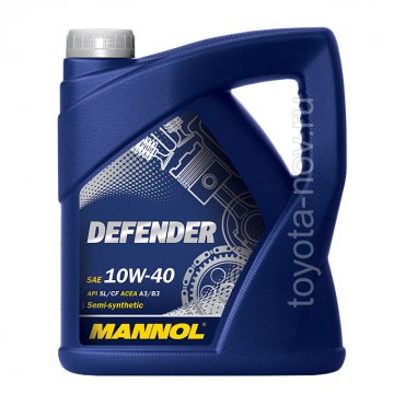 1148 - Масло моторное MANNOL  Defender 10W-40 SL/CF (4л.) 4036021402567