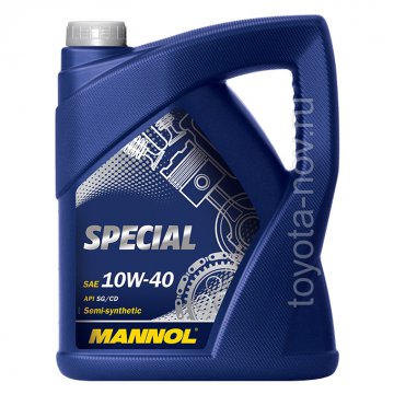 1181 - Масло моторное MANNOL Special 10W-40 SG/CD (5л.) 4036021502205