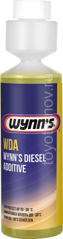 W28510 - WYNNS Diesel Additive - Дизельная присадка для повышения качества топлива и улучшения текучести - 0,25 литра - WDA