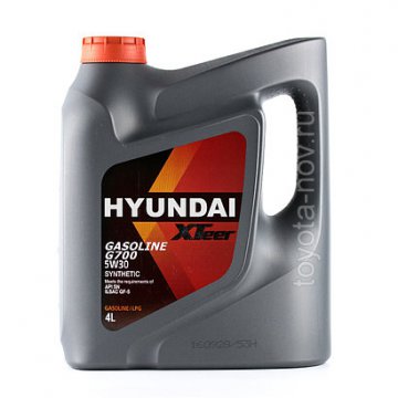 1041135 - Масло моторное HYUNDAI XTeer Gasoline  G700  5W30 -  4 литра