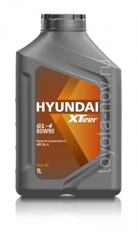 1011018 - Масло транcмиссионное HYUNDAI Xteer Gear Oil-4 80W90 GL-4 -  1 литр