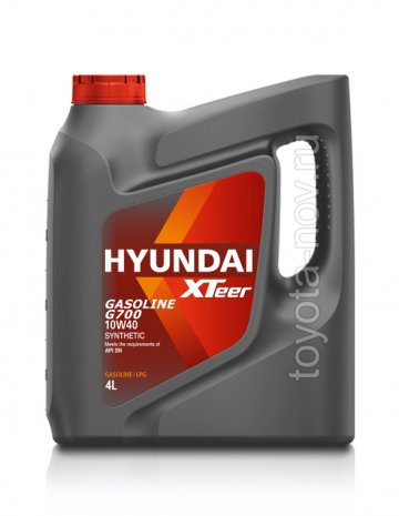 1041014 - Масло моторное HYUNDAI XTeer Gasoline  G700 10W40 SN -  4 литра