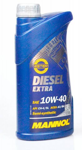 1105 - Масло моторное MANNOL Diesel Extra 10W-40 CH-4/SL (1л.) 4036021101156