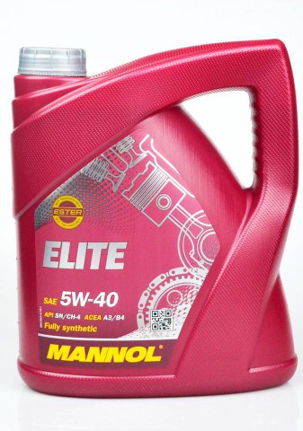 Масло моторное MANNOL Elite 5W-40 SN/CF (4л.) 4036021404103 (1006M)
