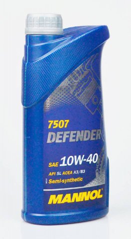 1147 - Масло моторное MANNOL  Defender 10W-40 SL/CF (1л.) 4036021102566