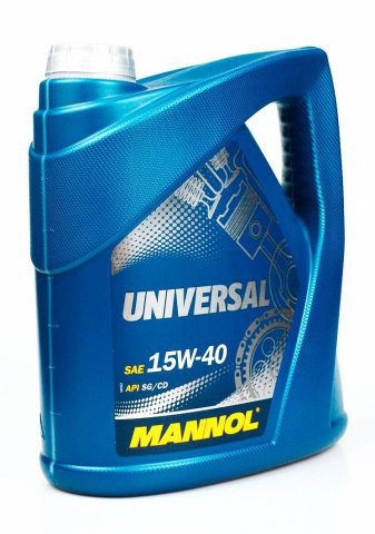 1247 - Масло моторное MANNOL Universal 15W-40 SG/CD (4л.) 4036021400273