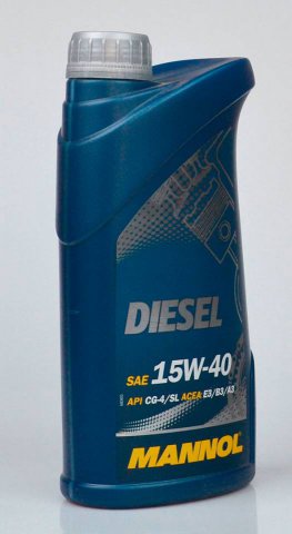 1205 - Масло моторное MANNOL Diesel 15W-40 CF/SL (1л.) 4036021101453