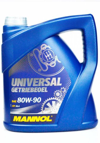 1355 - Масло трансмиссионное MANNOL Universal 80W-90 GL-4 (4л.) 4036021401805