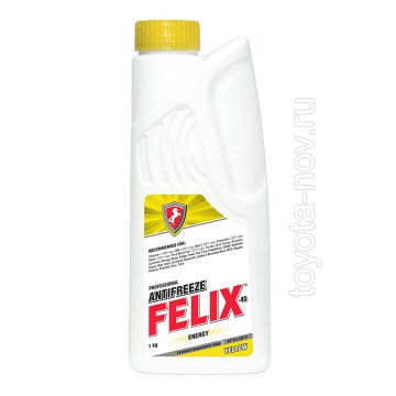 430206026 - Антифриз FELIX Energy  G12 жёлтый -40C -  1 литр