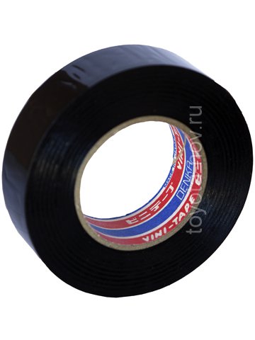 102Black9m - Лента изоляционная Denka Vini Tape, 19 мм, 9 м, черная
