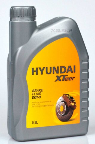 2010003 - Жидкость тормозная HYUNDAI Xteer Brake Fluid DOT-3 - 0.8 литра