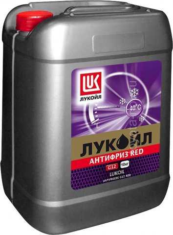227390 - Антифриз Лукойл RED G12 красный -40C - 10 литров