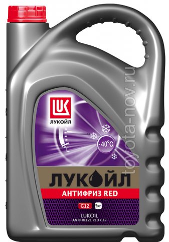 227391 - Антифриз Лукойл RED G12 красный -40C -  5 литров