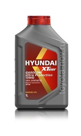1011019 - Масло моторное HYUNDAI XTeer Gasoline   Ultra Protection 10W40 SN -  1 литр