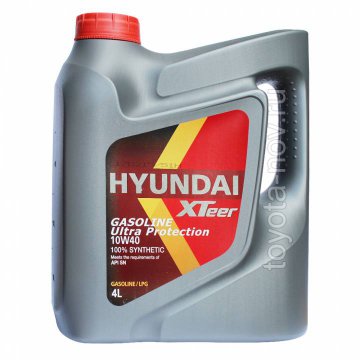1041019 - Масло моторное HYUNDAI XTeer Gasoline   Ultra Protection 10W40 SN -  4 литра