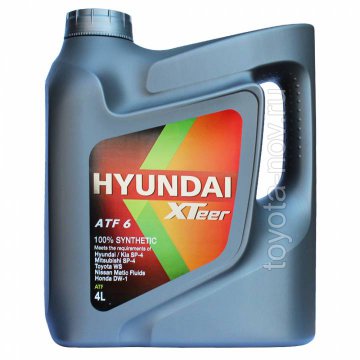 1041412 - Жидкость для АКП HYUNDAI XTeer ATF 6 - 4 литра (Dextron VI)