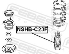 NSHB-CA33F - Пыльник переднего амортизатора