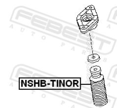 NSHB-TINOR - Пыльник заднего амортизатора