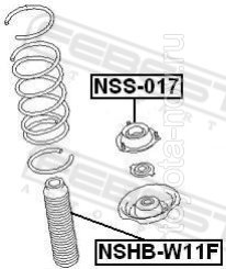 NSHB-W11F - Пыльник переднего амортизатора