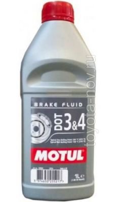 105835 - Жидкость тормозная DOT 3 & 4 Brake Fluid 1 литр  (FMVSS 116 DOT 4 et DOT 3 ; SAE J 1703 ; ISO 4925 (3 et 4),)
