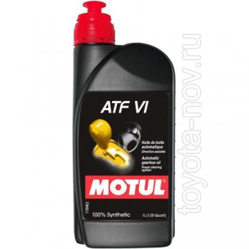 105774 - Масло тансмиссионное ATF VI 1 литр  (Refer to TDS chart)