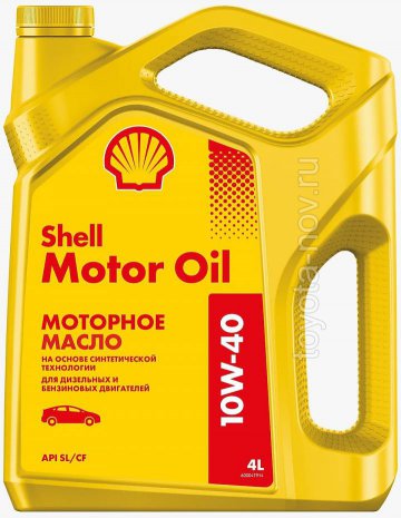 550051070 - Масло моторное полусинтетическое Shell Motor Oil 10W-40  4л
