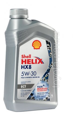 550048036 - Масло моторное Shell Helix Synthetic HX8 5W30 ECT -  1 л.