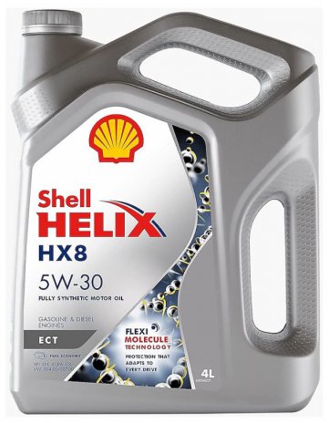 550048035 - Масло моторное Shell Helix Synthetic HX8 5W30 ECT -  4 л.