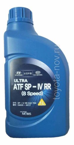 04500-00117 - Жидкость для АКП HYUNDAI ATF SP-IV RR - 1 литр (SAE 75W)