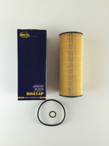 SH414 - Фильтр масляный MERCEDES, SSANG YONG (1995-) бензин